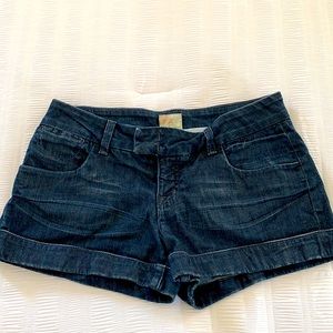 Arden B cuffed denim shorts